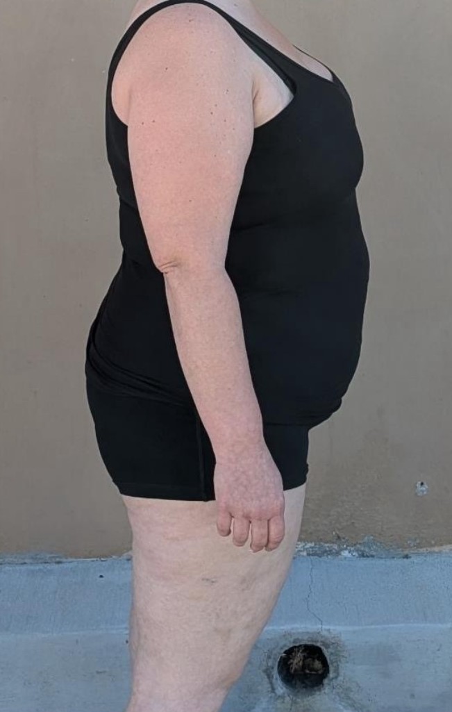 ATP client fat-loss transformation — before
